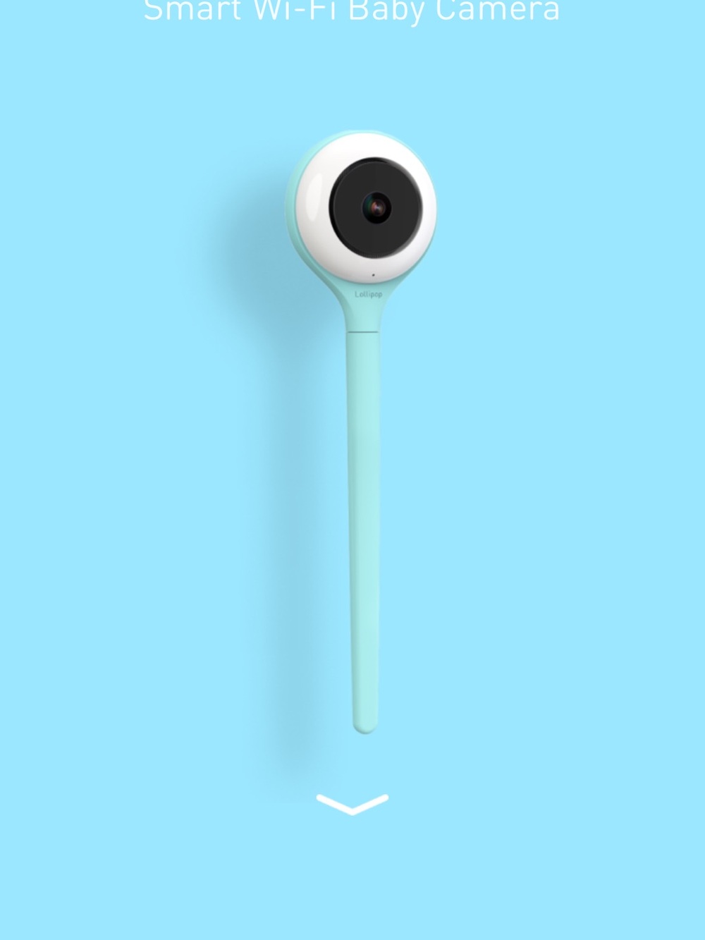 New in box -Lollipop Baby Monitor (Turquoise) - Full-Featured Smart Wi-Fi Camera